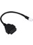 Yamaha 3 Pin Fiş Kablosu Için Obd Motosiklet Kablosu Teşhis Kablosu 3 Pin'den Obd2'ye 16 Pin Adaptörü (Yurt Dışından) 4