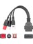 Yamaha Kline Euro5 Motosiklet Için Obd2 Teşhis Kablosu 16 Pin - 3 Pin, 4 Pin, 6 Pin Obd2 3'ü 1 Arada Teşhis Adaptörü (Yurt Dışından) 2