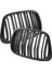 Bmw E39 5 Serisi 525 528 1995-2004 Mat Siyah Ön Tampon Böbrek Izgarası Yedek Çift Slatlı Izgaralar (Yurt Dışından) 3