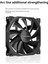 Teucer AF14025 Pc Soğutma Fanı 4pın Pwm 140MM Bilgisayar Kasası Soğutma Sistemi Fanı Düşük Gürültülü Pc Oyuncu Cpu Soğutucu Siyah (Yurt Dışından) 2