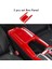Honda Civic 10. Sınıf 2016-2021 Için 3 Parça Kırmızı Orta Konsol Kol Dayama Kutusu Döşeme Kapağı (Yurt Dışından) 2