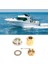 Yamaha 2 Zamanlı 30 Hp Dıştan Takma Pervane Için Tekne Motoru Parçası Somun Ara Parçası Kilit Pimi 6L2-45987-01 (Yurt Dışından) 4