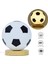 Futbol Gece Lambası USB LED Dairesel Masif Ahşap Cam Küçük Masa Lambası Başucu Yatak Odası Çalışma Odası Dekorasyon Aydınlatması (Yurt Dışından) 4
