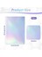 60 Yaprak Holografik Laminat Levhalar Şeffaf Gitter Holografik Etiket Kağıdı Vinil Laminat Film 11,7 x 8,3 Inç A4 Boyutu (Yurt Dışından) 3