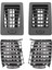 Toyota Hilux Kun Sr5 Ute 2005-2015 Fortuner Aksesuarları Için 1 Set Iç Klima Izgarası A/c Havalandırma Izgarası (Yurt Dışından) 1
