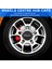Fiat 500 Tekerlekleri Için 4 Adet 133 mm Jant Kapağı Seti 68078419AC 68078421AC Toz Kapağı 51884863 Gümüş (Yurt Dışından) 4