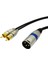 Xlr Erkek - Çift Rca Erkek Ses Kablosu Rca Phono Kablosu Hifi Stereo Subwoofer Hoparlör Mikser Stüdyo Monitör 1m (Yurt Dışından) 2