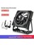 Çok Amaçlı Fan Montaj Standı Pc Kasası Harici Soğutma Fanları Braketi 120 ve 140 mm Pc Fanları Için, 360 Derece Dönüş Siyah (Yurt Dışından) 4