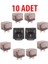 Üniversal Röle 12 Volt Şeffaf 5 Uçlu Mini Röle 40 Amper ( 10 Adet ) 12V 1