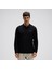 EM582-BK Erkek Polo Yaka Sweatshirt - Siyah 1