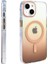 Apple iPhone 14 Kılıf M-Safe Şarj Özellikli Transparan Renk Geçişli Zore Toros Kapak 1