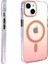 Apple iPhone 14 Kılıf M-Safe Şarj Özellikli Transparan Renk Geçişli Zore Toros Kapak 1