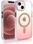 Apple iPhone 14 Kılıf M-Safe Şarj Özellikli Transparan Renk Geçişli Zore Toros Kapak 2