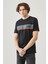 Erkek Siyah Regular Fit Bisiklet Yaka T-Shirt 10
