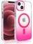 Apple iPhone 14 Kılıf M-Safe Şarj Özellikli Transparan Renk Geçişli Zore Toros Kapak 3