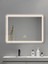Dokunmatik Akıllı Ayna Buhar Tutmayan Hareket Sensörlü 3 Renk Ledli Beyaz Çerçeveli Banyo Lavabo Aynası 80X60 1