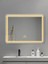 Dokunmatik Akıllı Ayna Buhar Tutmayan Hareket Sensörlü 3 Renk Ledli Beyaz Çerçeveli Banyo Lavabo Aynası 80X60 2