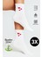 Bambu Kadın Babet Krem Çorap Dikişsiz Görünmez Kaydırmaz Topuk Silikonlu Premium 6'lı Krem Paket 3