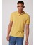 Regular Fit Normal Kesim Polo Yaka İndigo Tişört 6