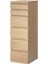 6 Çekmeceli Şifonyer, Ağartılmış Meşe Kaplama, 40X123 Cm, Aynalı 1