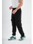 Erkek Kargocepli Jogger Eşofman Altı*rahatkesim*lastikli Paça*şık Günlük Spor Tarz Siyah**gri 2