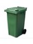 Yeşil 240 Litre Plastik Çöp Konteyneri, Isıya Dayanıklı, Çift Kapaklı, Hafif ve Dayanıklı 3
