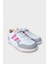 Çocuk Bağcıklı Cırtlı Çocuk Spor Ayakkabı Beyaz - Pembe 3