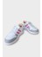 Çocuk Bağcıklı Cırtlı Çocuk Spor Ayakkabı Beyaz - Pembe 4