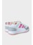 Çocuk Bağcıklı Cırtlı Çocuk Spor Ayakkabı Beyaz - Pembe 5