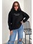 Kadın Güney Kore Şehir Baskılı Kapüşonlu Sweatshirt – Sokak & Kültürel Stil 2