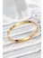 316L Çelik Gold Renk 65 mm Kadın Kelepçe Bileklik - TJ-BB7912 1