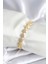 Pirinç Gold Renk Yıldız Model Kadın Bileklik - TJ-BB7980 1