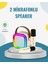 Kablosuz Karaoke Hoparlör – Çift Mikrofon ve LED Işıklı 1