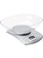 Beyaz Geniş Kefeli Mutfak Terazisi, 1 gr Hassasiyet, 5 kg Kapasite 1