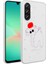 Galaxy A26 Kılıf Şeffaf Figürlü Zore Folk Sert Kapak - Papatya 2