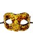 Payetli Venedik Balo Parti Maskesi Altın 2