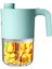 Şarjlı Çok Amaçlı 5'li Mikser Blender 300ML Turkuaz Renkli 2