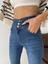 Yüksek Bel Likralı Jean Pantolon 90 cm 8