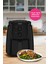Siyah Ecofryer Airfryer, Sağlıklı ve Hızlı Pişirme Cihazı 2