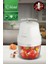 Şarjlı 3 Bıçaklı 350 ml Gıda Doğrayıcı Blender Beyaz 1