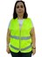 Fermuarlı Sarı Ikaz Yeleği Xl Beden 59 cm 1