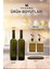 Ahşap Stantlı Amber Gold 2'li 750 ml Zeytinyağı ve Sıvıyağ Şişesi Seti 3
