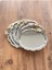 6 Adet Papatya Aksesuarlı Oval Gümüş 20X25 cm Paslanmaz Çelik Sunum Tepsisi 1