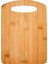 Kahverengi 2'li Bambu Kesme Tahtası, Şık ve Doğal Mutfak Aksesuarı 4