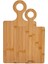 2'li Bambu Kesme Tahtası, 33/39 Cm, Kahverengi, Dayanıklı ve Şık Tasarım 4
