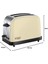 Krem Renkli 2 Dilim Ekmek Kızartma Makinesi, Pratik ve Şık Tasarım 3