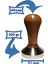 Paslanmaz Inox Ahşap Saplı 51 mm Kahve Espresso Tamper Barista Ekipmanı 1