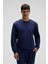 Pamuklu Regular Fit Bisiklet Yaka Logolu Sweat Erkek Sweat EM556 1