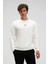 Pamuklu Regular Fit Bisiklet Yaka Logolu Sweat Erkek Sweat EM556 1