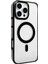 Msa-Shop Joko Iphone 16 Pro Max Gleam Pc Sert Magsafe Kılıf - Şeffaf-Siyah 1